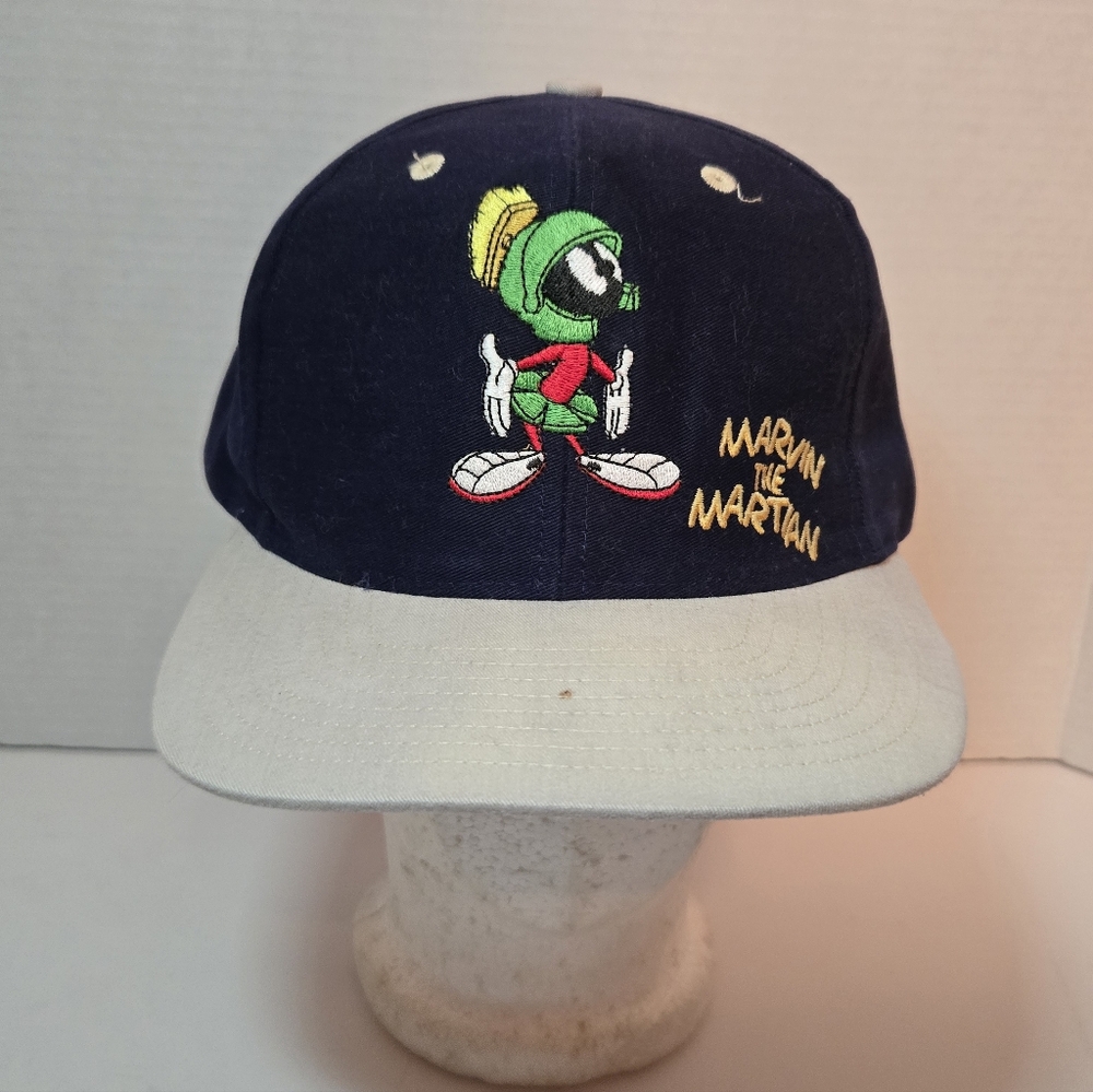 1995 Warner Bros. Marvin the Martian Hat - Navy and White